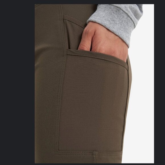 XL (16-18) - CARHARTT - Force Fitted Lightweight Utility Leggings Olive NEW - Picture 5 of 14